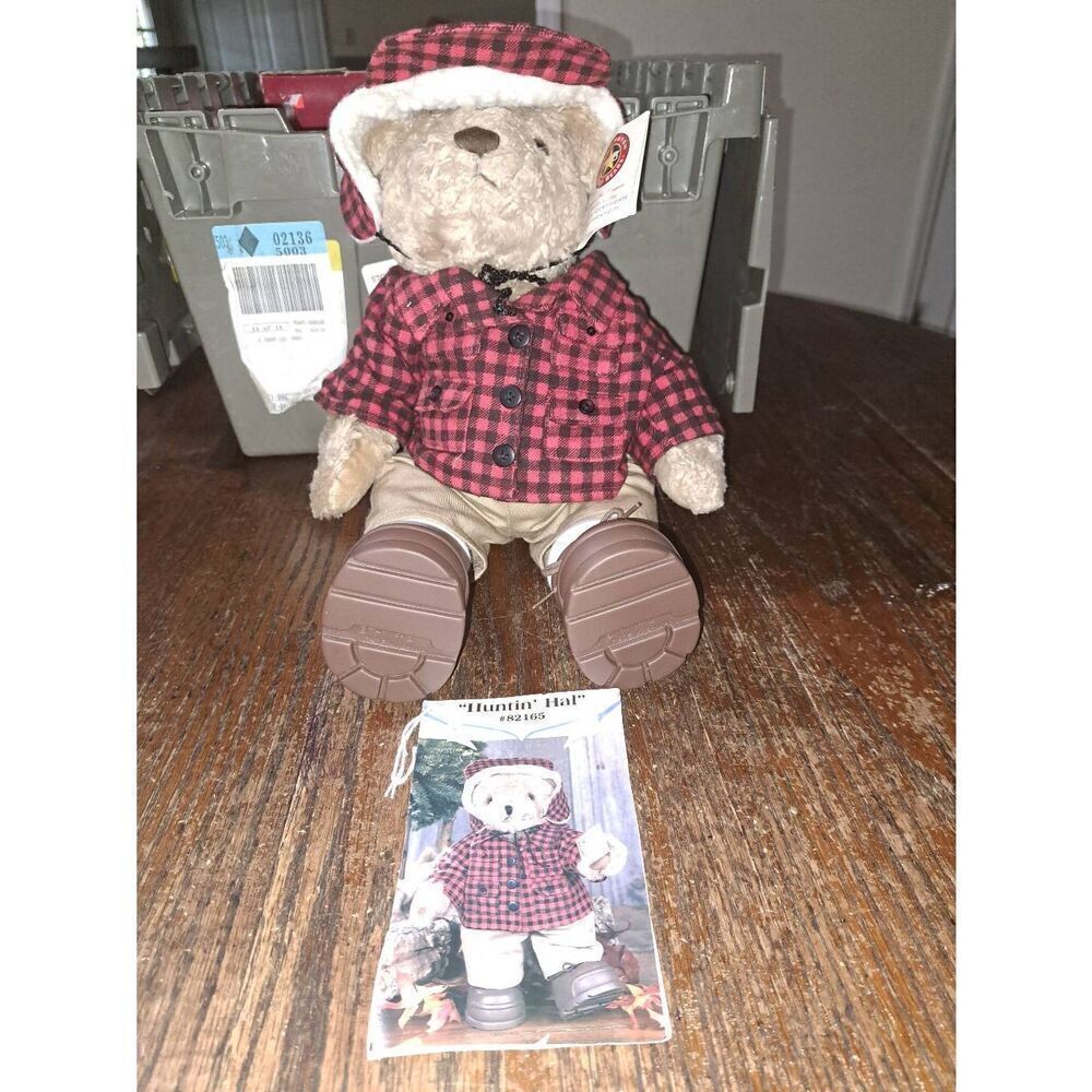 Vintage 2003 Harrington Teddy Bear Hunting Hal 82165 Stuffed Collectible Plushie